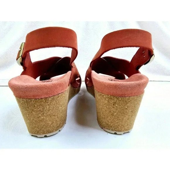 Papillio Size 42 (US 11-11.5) Women's Samira Wedge Cross Strap Slingback Sandals - Picture 13 of 14